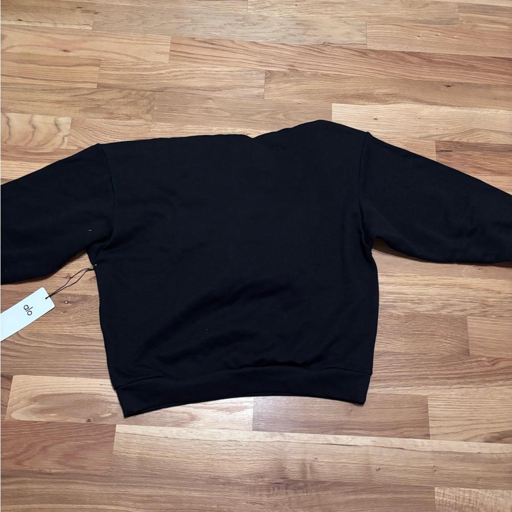 ALO Yoga Black Oversized Hoodie - Picture 3 of 5